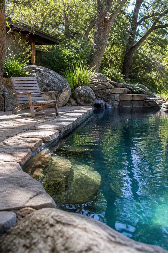charming natural stone oasis
