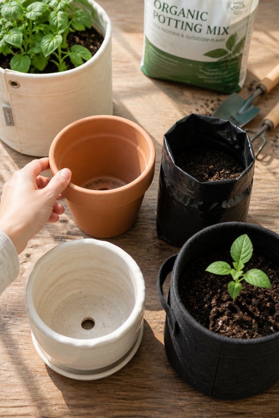 choose proper container size