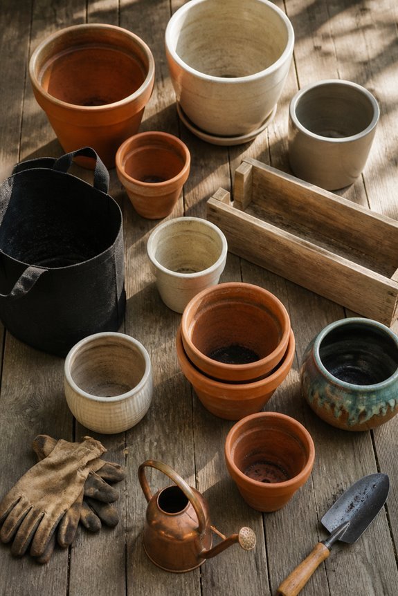 choose proper pot sizes