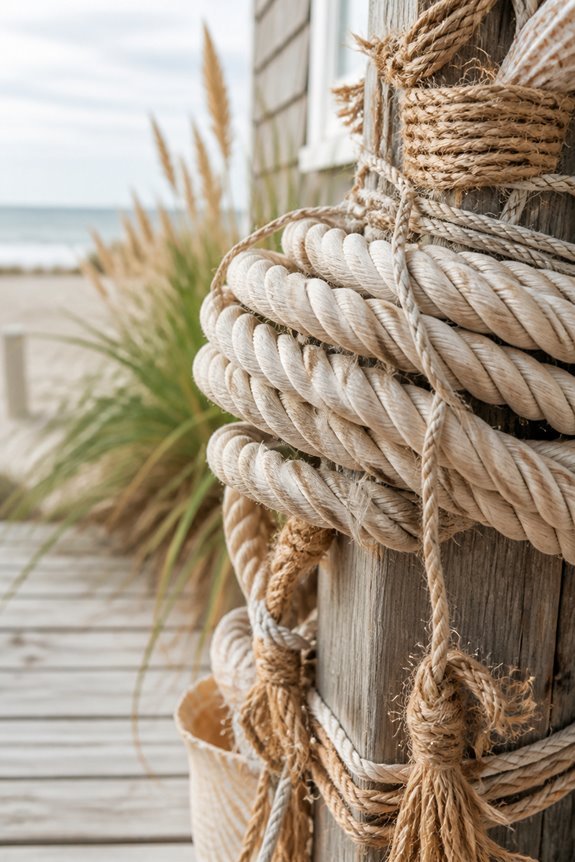 coastal texture with rope
