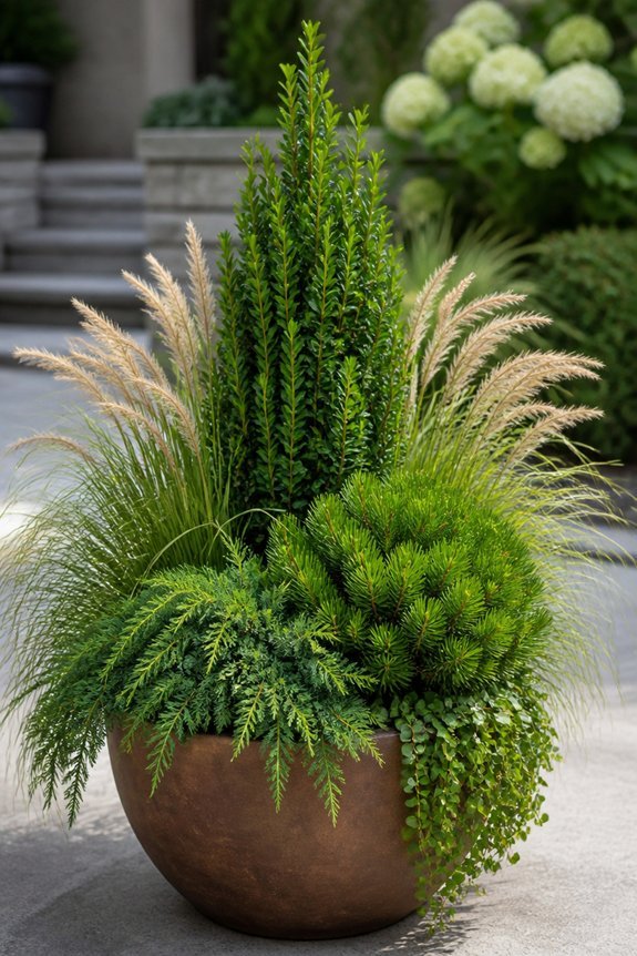 cold tolerant winter container plants