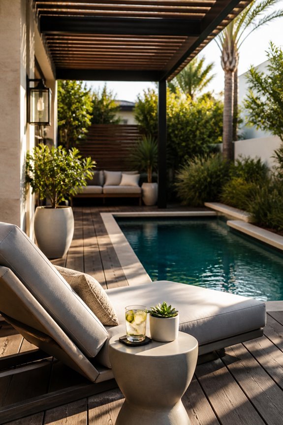 comfortable poolside relaxation essentials