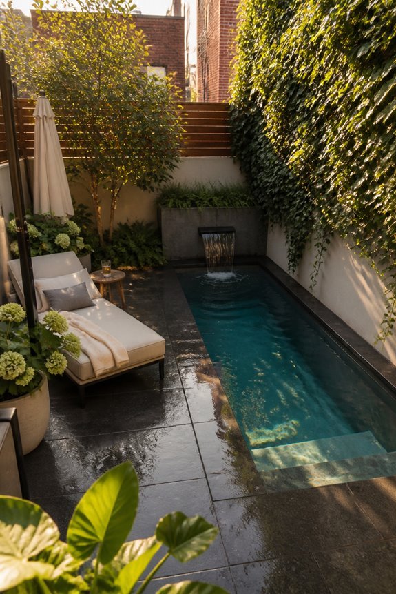 compact luxury plunge pools