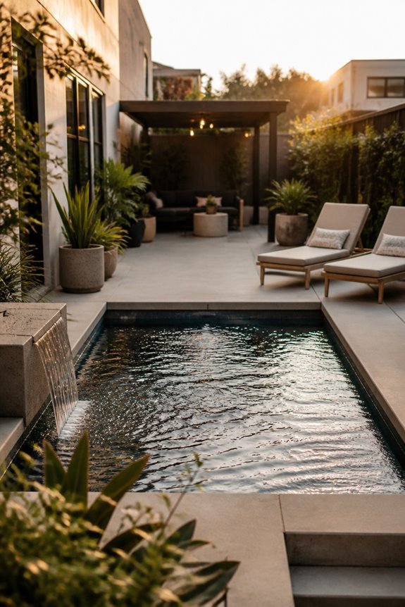 compact luxury plunge pools