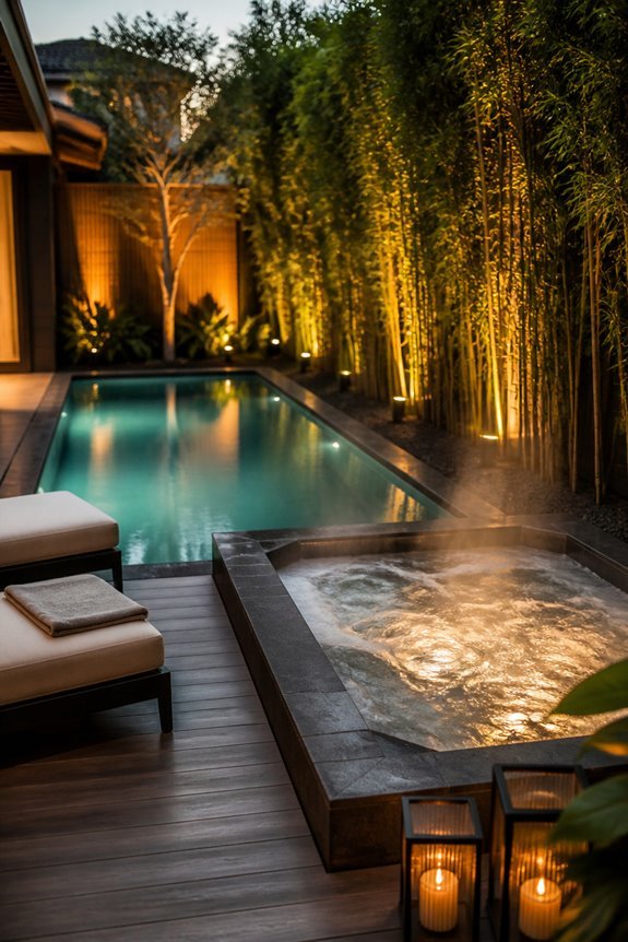 compact relaxation pool combo