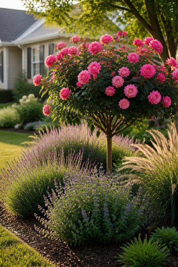 companion plants enhance roses