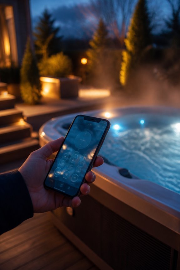 control hot tub remotely