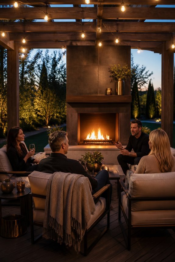 cozy backyard fire gatherings