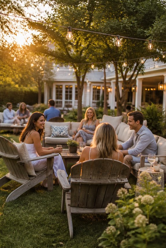 cozy conversation seating clusters