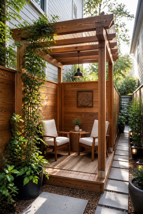 cozy gazebo for small yards