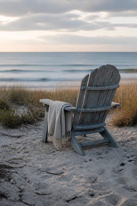cozy ocean view seating nook