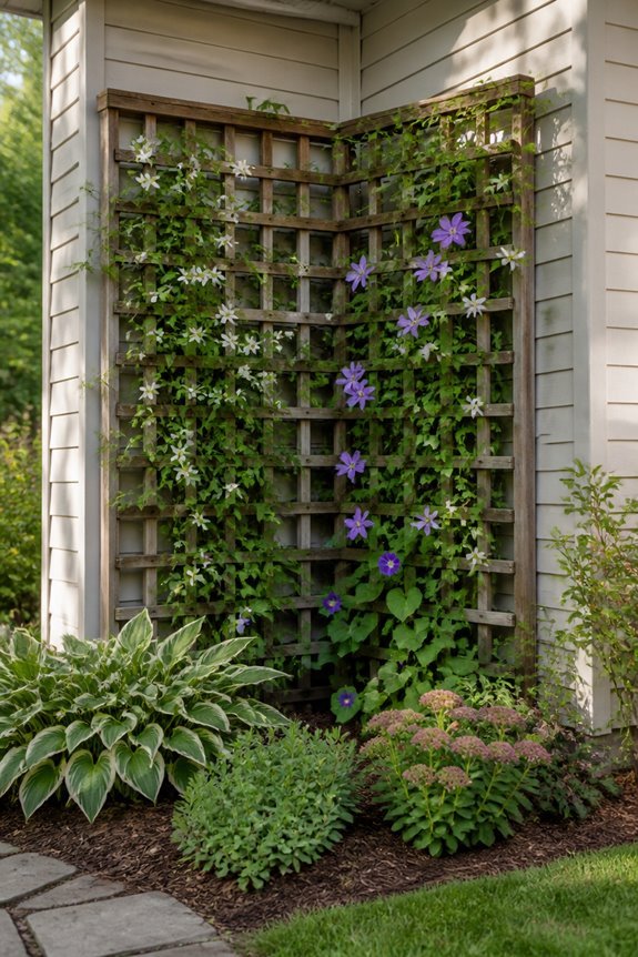 creative corner trellis solution