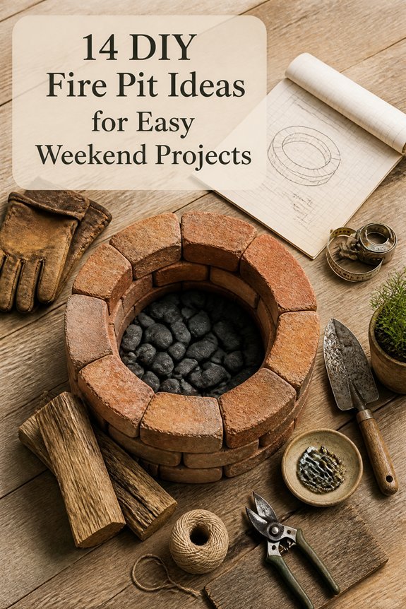 14 DIY Fire Pit Ideas for Easy Weekend Projects