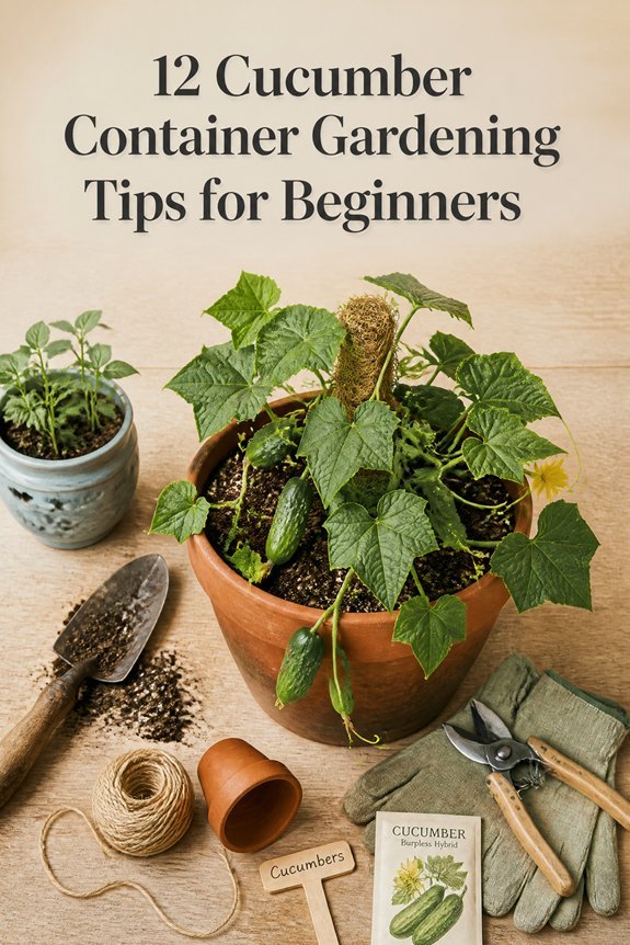 12 Cucumber Container Gardening Tips for Beginners
