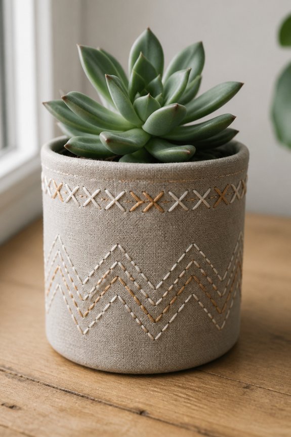 decorative fabric pot covers