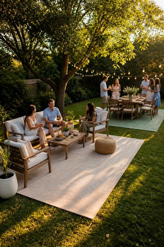 define outdoor party spaces
