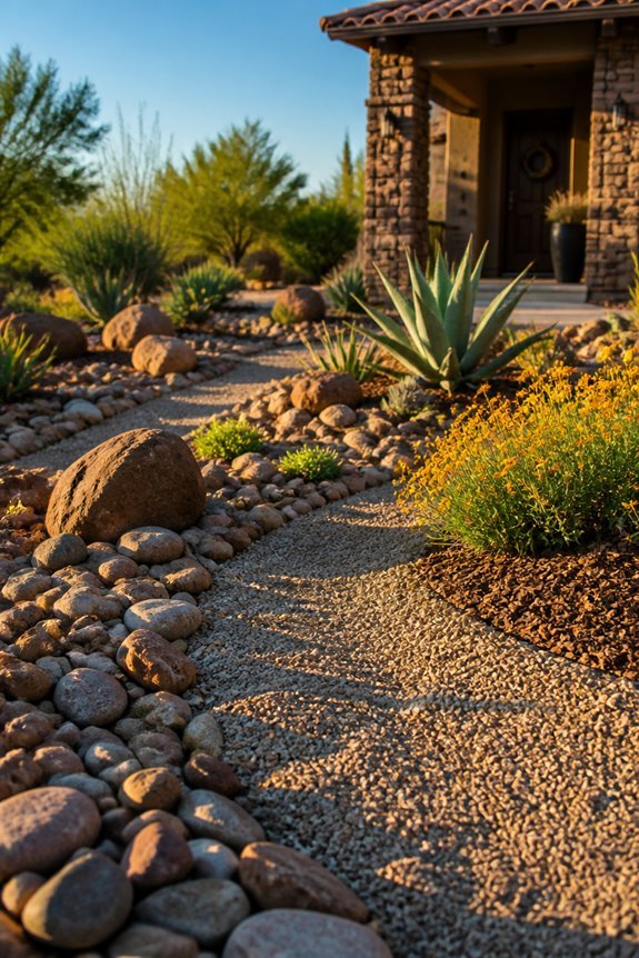 desert landscaping without grass