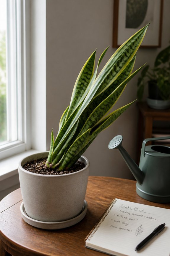 diagnose snake plant issues