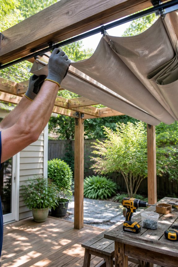 diy pergola roof savings