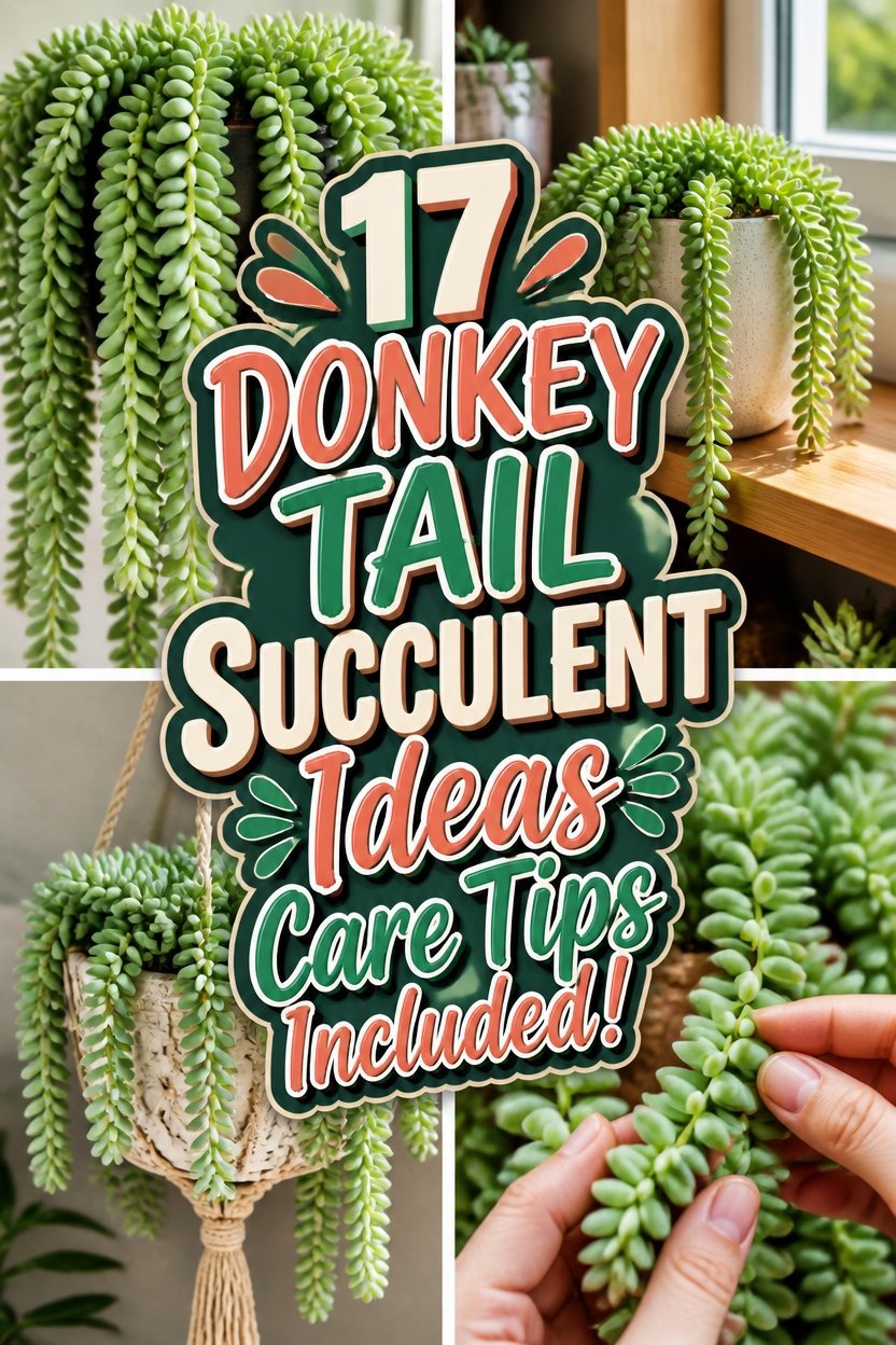 17 DONKEY TAIL SUCCULENT Ideas Care Tips Included!