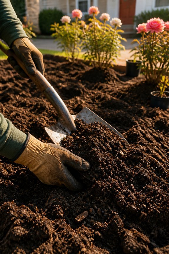 drainage compost raised beds