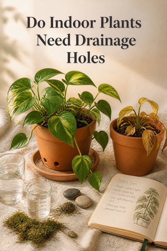 drainage holes are essential