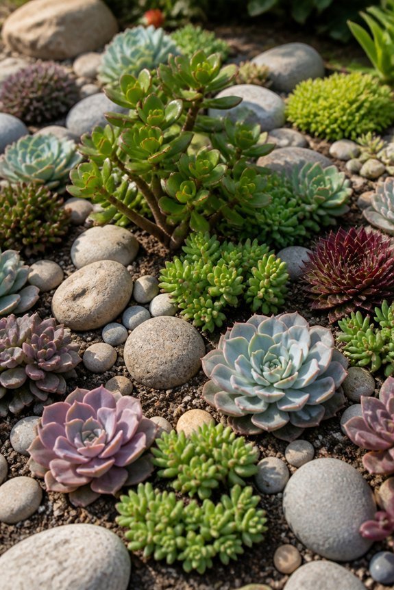 drought tolerant rock gardens