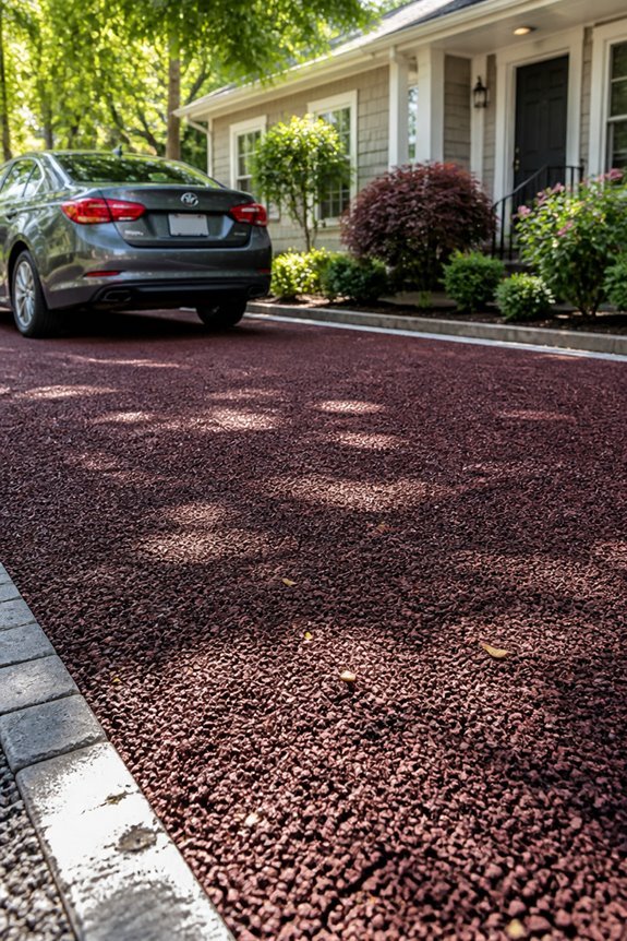 durable colorful rubber mulch
