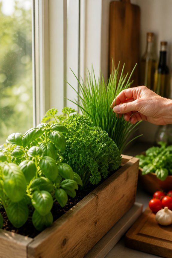 easy access fresh herbs