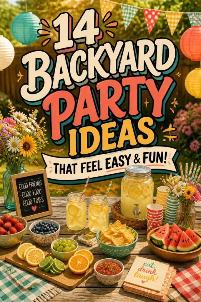 easy and fun backyard celebrations
