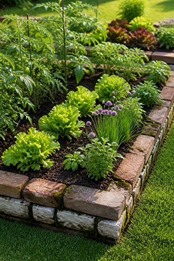 edged garden beds appeal