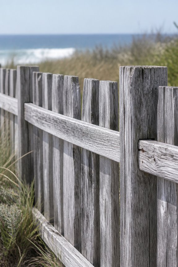 effortless driftwood inspired fencing