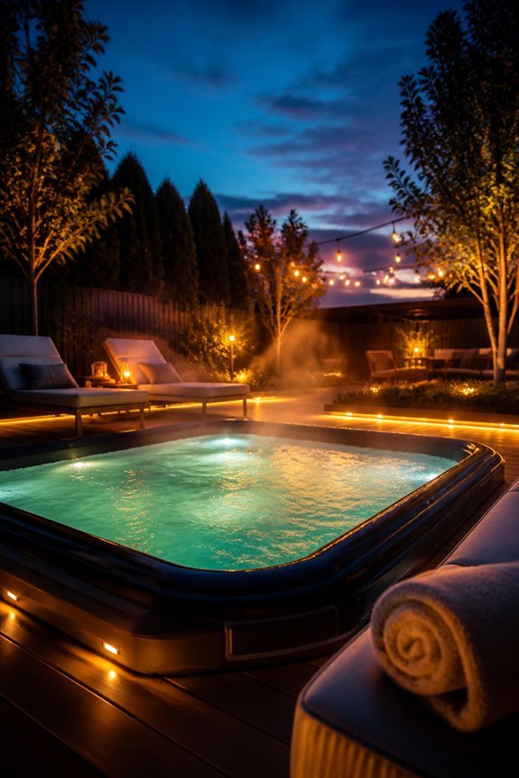 evening soak lighting magic