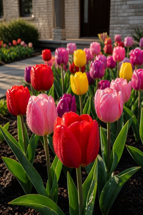 fragrant tulips enhance yards