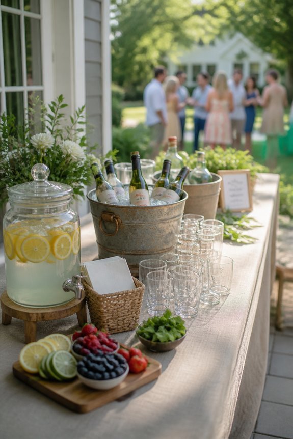 front door drink station