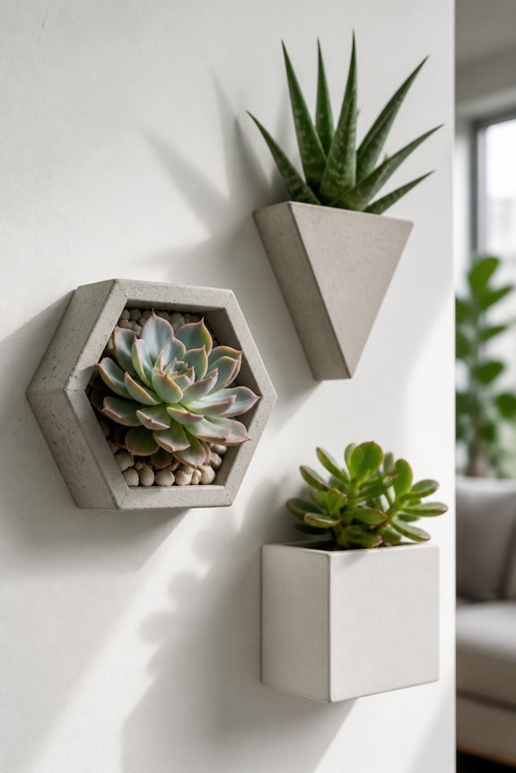 geometric succulent planter designs
