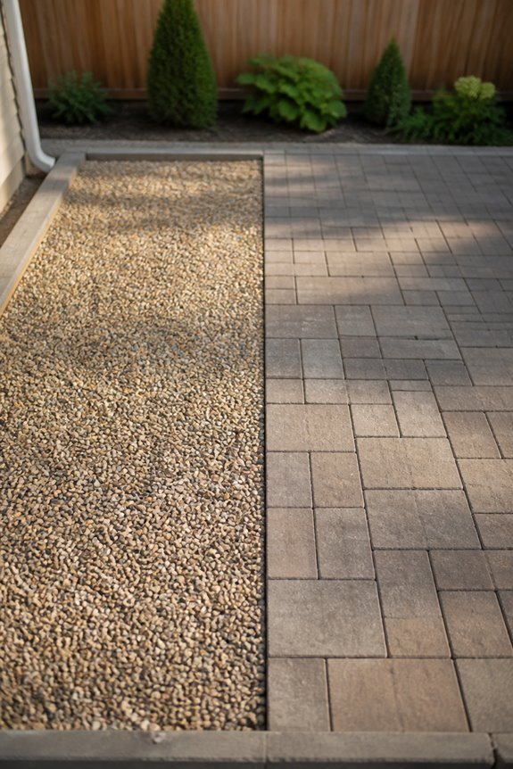 gravel vs pavers considerations