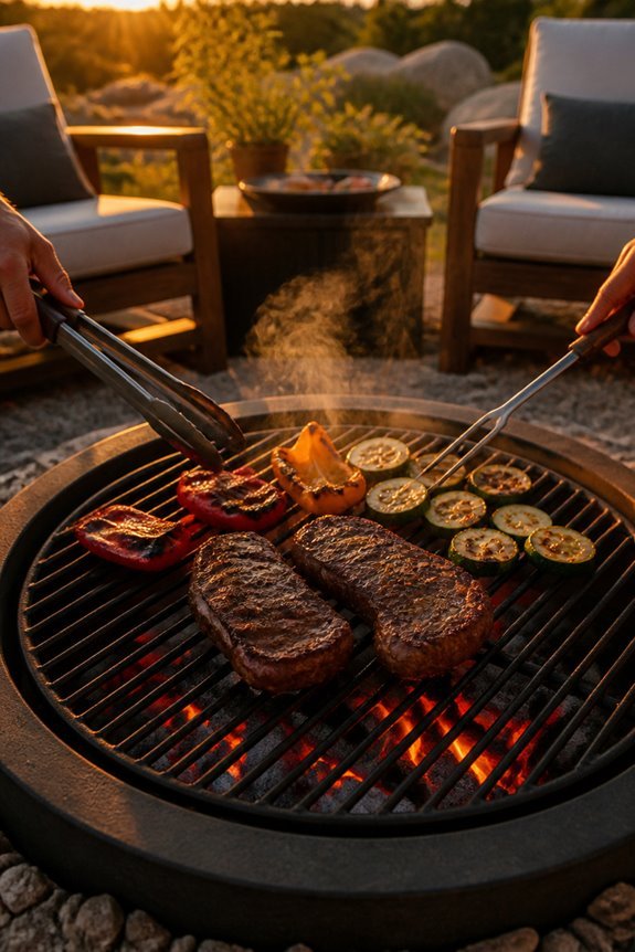 grilling and warming combined