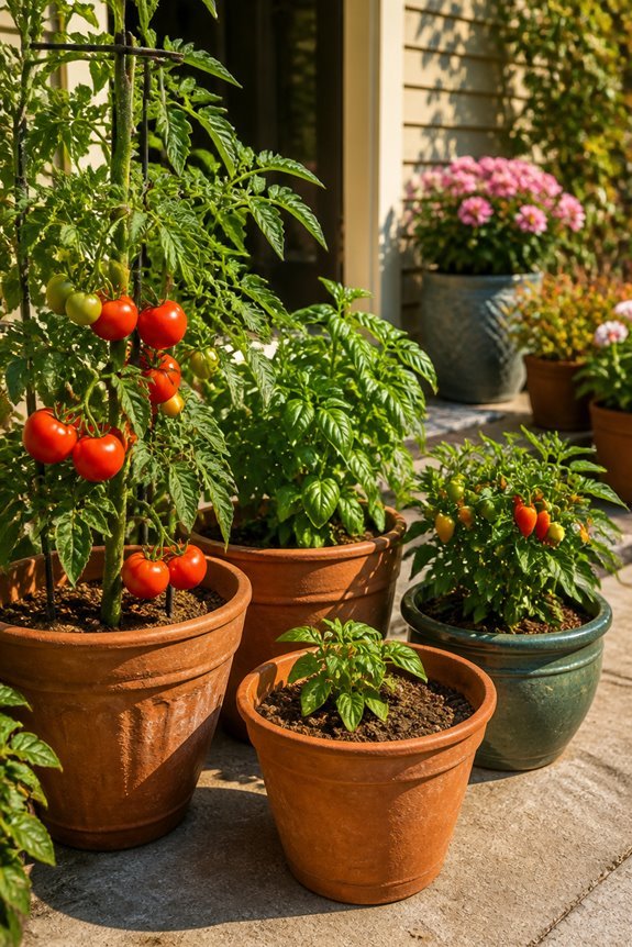 grow vegetables in containers