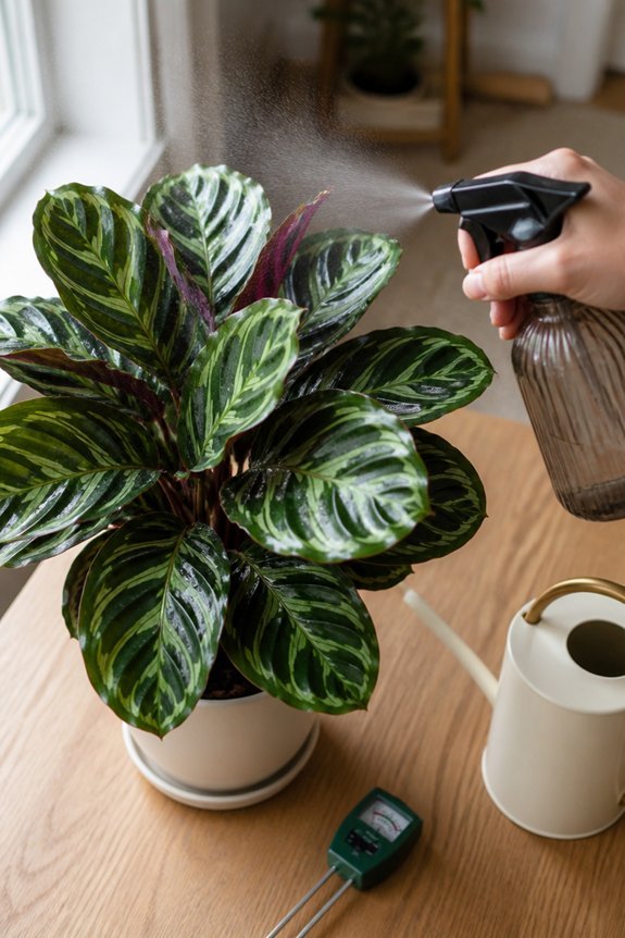 humidity and balanced watering
