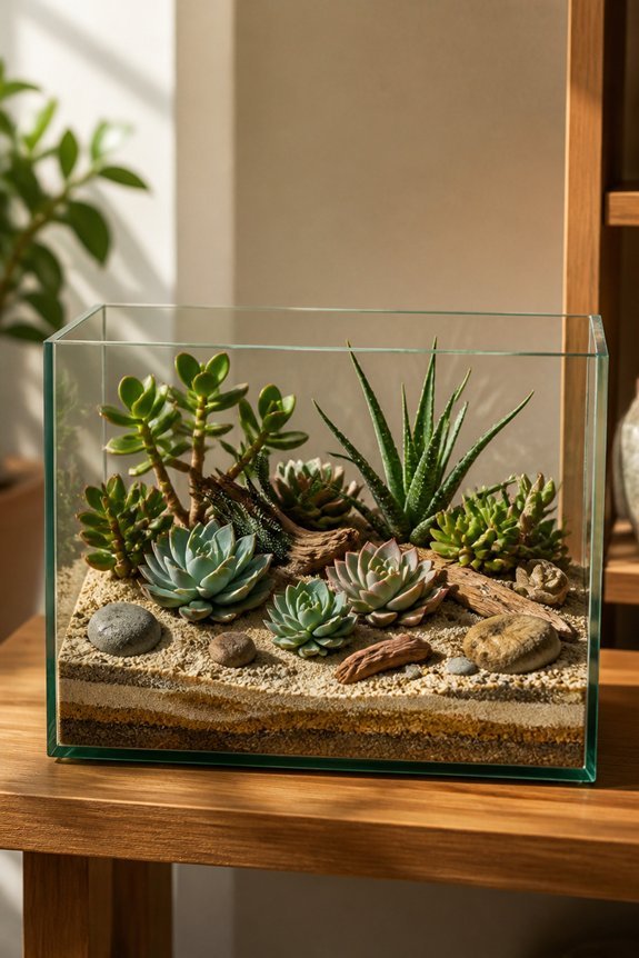 humidity controlled glass gardens