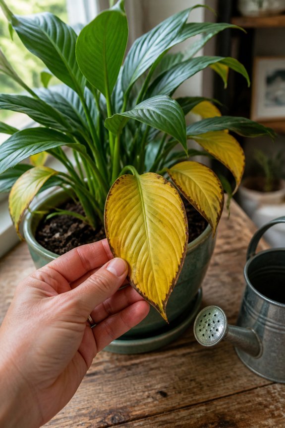 identify causes of yellowing