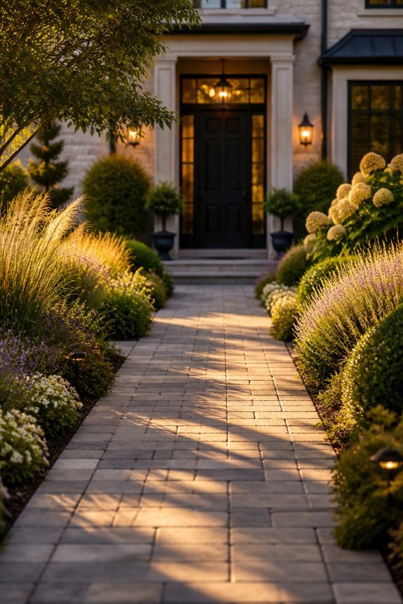 inviting entrance with charm