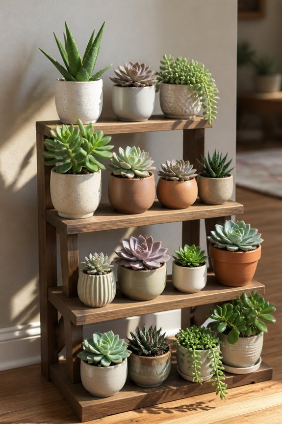layered plant display solutions