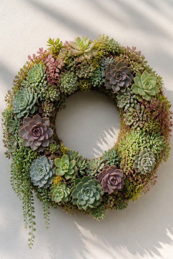 living wall art creation