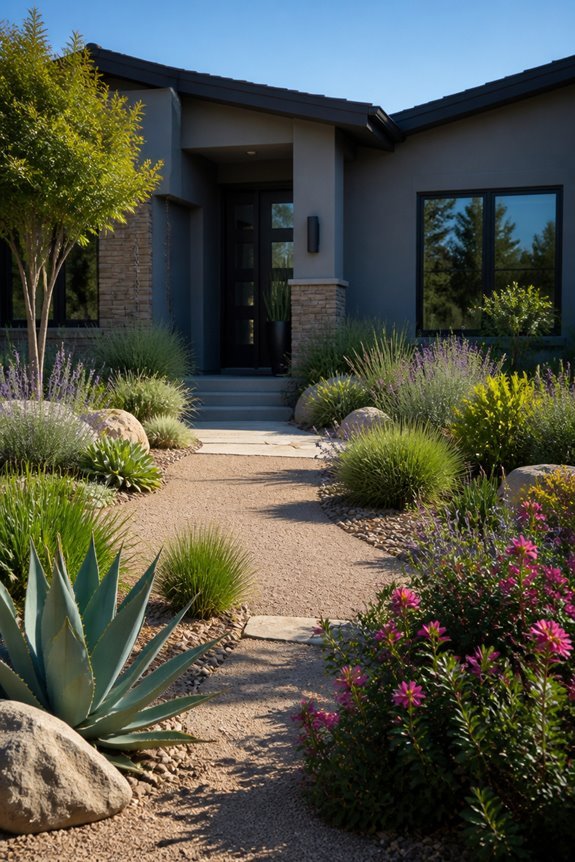low maintenance drought resistant landscaping