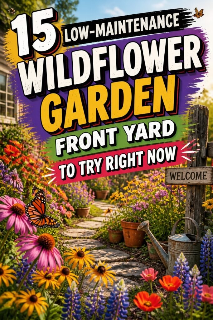 low maintenance wildflower garden ideas