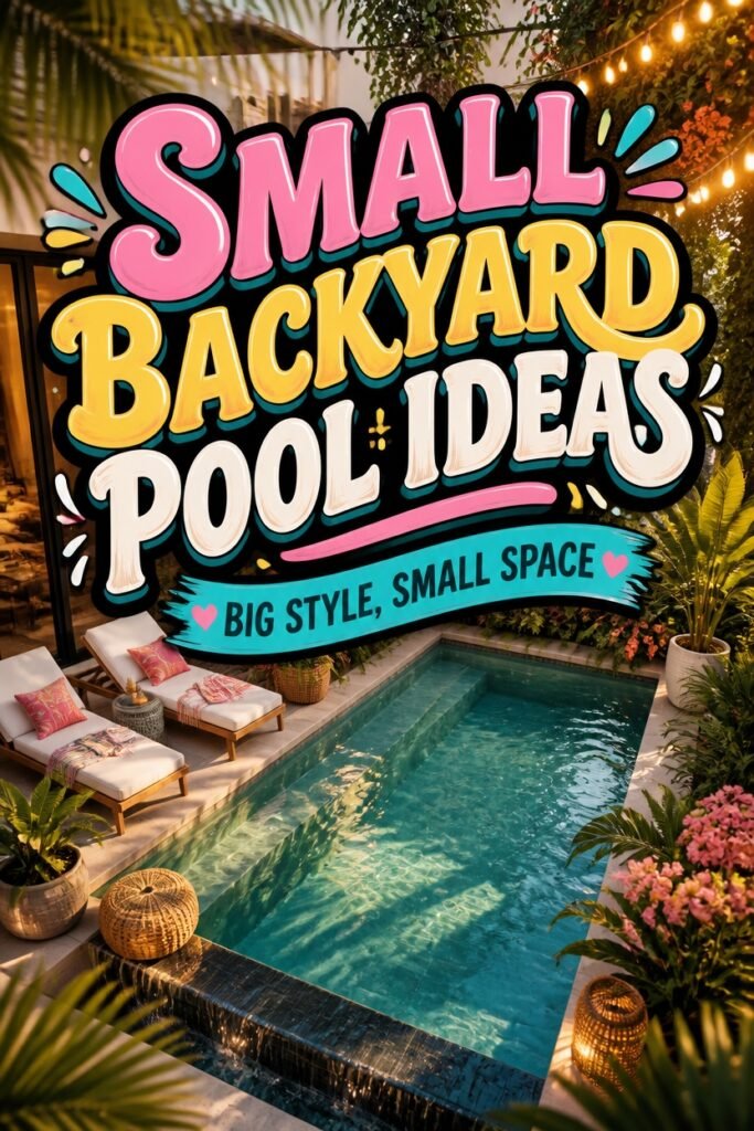 luxurious small backyard pools