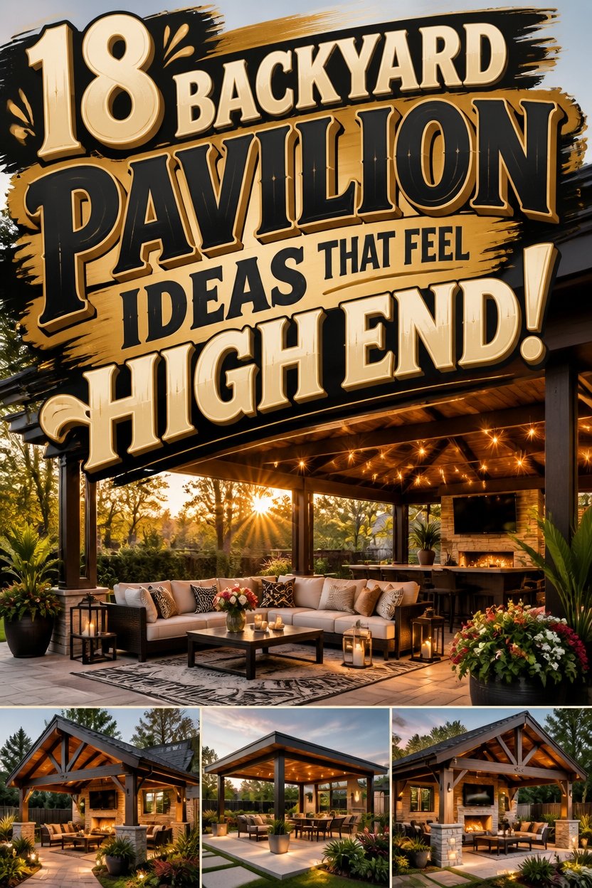 18 BACKYARD PAVILION Ideas That Feel High End!