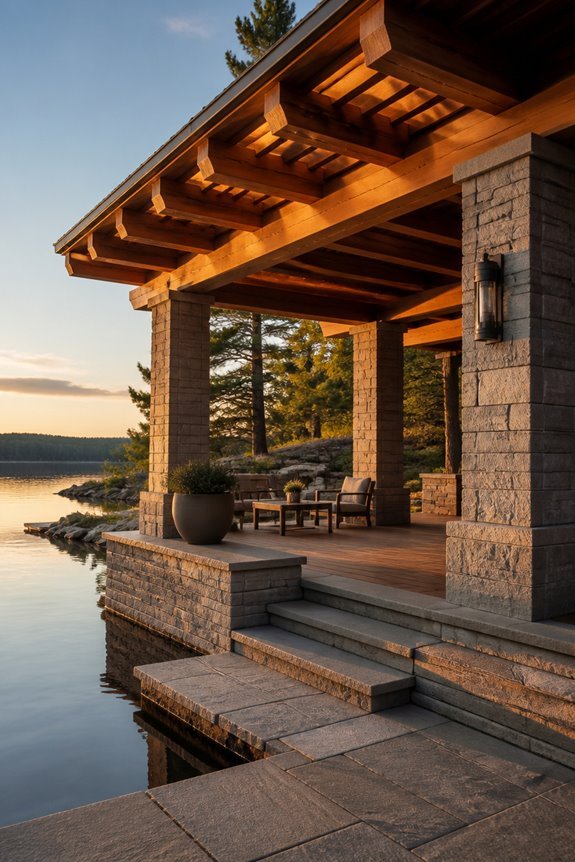 luxury waterfront pavilion design